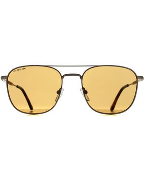 Lacoste Rectangle L269S Metal - Brown