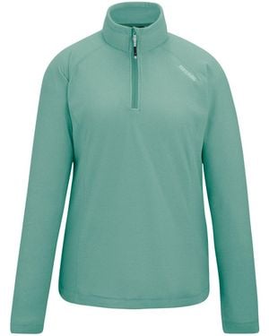 Regatta Great Outdoors /Ladies Montes Half Zip Fleece Top (Ivy Moss) - Green