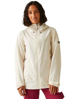 Regatta Okara Full Zip Waterproof Breathable Coat - Natural