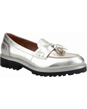 Hush Puppies Ginny Loafer Suede Loafers - White