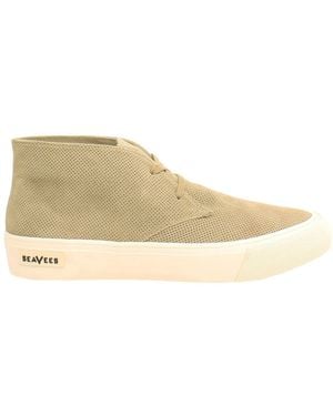 Seavees Maslon Desert Boots Suede - Natural