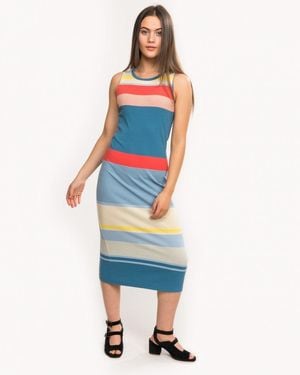 BOSS Davictoria Dress - Blue