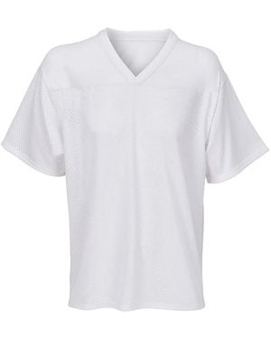 Sol's Adult Nino V Neck T-Shirt - White