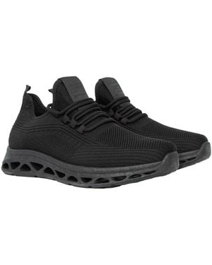 Crosshatch Trebedw Trainers - Black