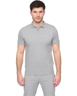 Duck and Cover Limatar Short-Sleeved Polo Shirt Cotton - Grey