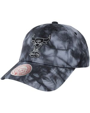 Mitchell & Ness Nba Chicago Bulls Scrunch Tie Dye Cap Cotton - Grey