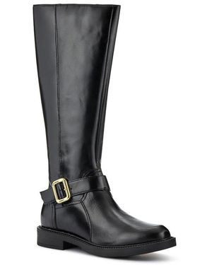 Jones Bootmaker Elisha Leather Long Boots - Black