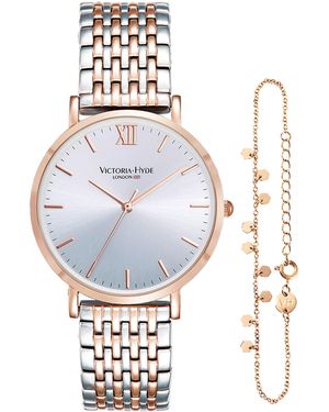 Victoria Hyde London Primrose Watches Classic Bicolour Rose - Metallic