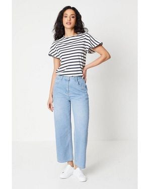 PRINCIPLES Petite Wide Leg Jean - Blue