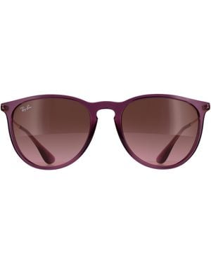 Ray-Ban Round Transparent Gradient Rb4171 Erika - Brown