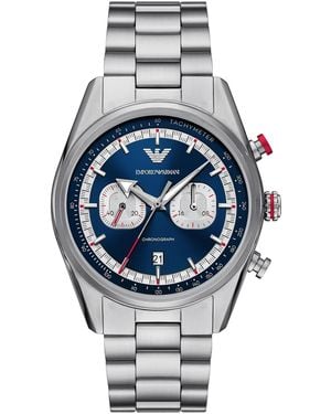 Emporio Armani Racer Watch Ar11676 Stainless Steel - Grey