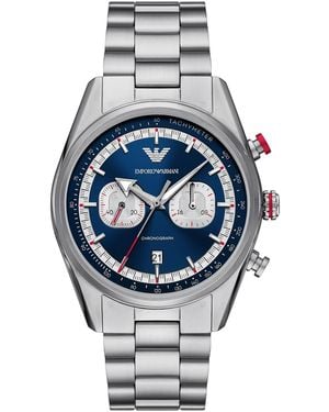 Emporio Armani Racer Watch Ar11676 Stainless Steel - Grey