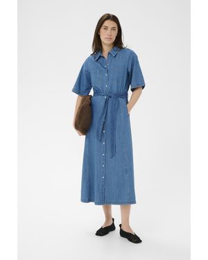 Part Two Jurk Amapw Jurk Feminine - Blauw