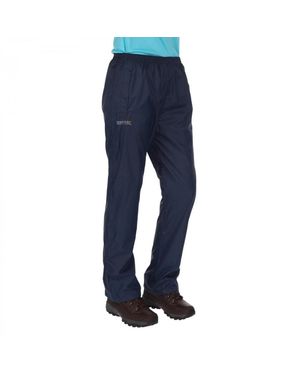 Regatta Ladies Pack It Lightweight Waterproof Overtrousers - Blue