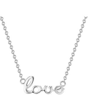 Glanzstücke München Necklace With Pendant Sterling - Metallic