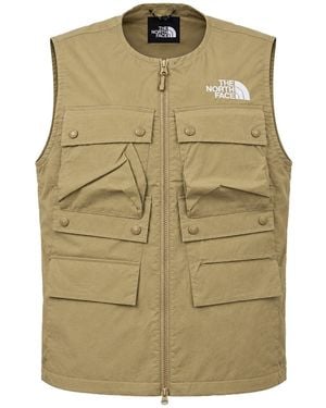The North Face Mountain Wind Vest Nylon - Natural