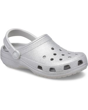Crocs™ Classic Glitter Thermoplastic Atmosphere Clogs - Metallic