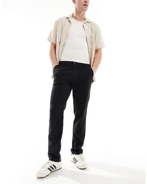 Jack & Jones Linen Mix Chino - Black