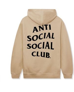 ANTI SOCIAL SOCIAL CLUB Anti Social Club Assc Mind Games Usa Made Hoodie - Natural