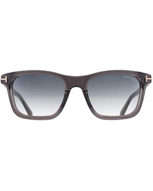 Tom Ford Square Shiny Gradient Barron Ft1179 - Grey