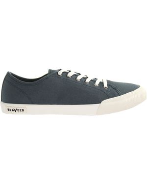Seavees Monterey Trainer Standard Slate Trainers Canvas - Black