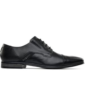 Bugatti Toe Cap Gusset Shoes - Black