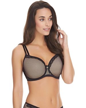 Freya Idol Allure Moulded Balcony Bra - Black