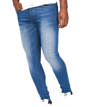 Crosshatch Barbeck Slim Fit Jeans - Blue