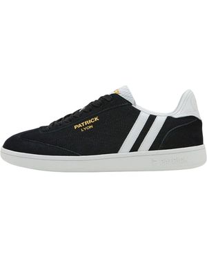Patrick Lyon Suede Cupsole Trainers - Black