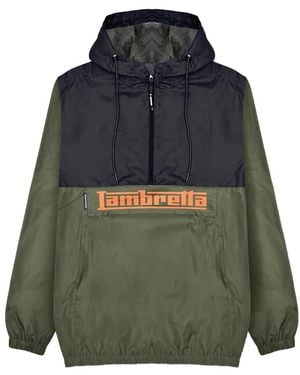 Lambretta Scooter Overhead Jas (khaki Groen/zwart)