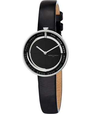 Pierre Cardin Marais Watch Cma.0000 Leather - Black