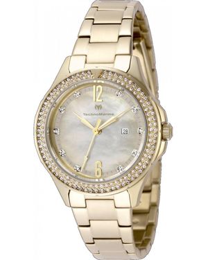TechnoMarine Tm-826012 Ladies Luna Tides Watch - Metallic