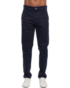 Crosshatch Roysden Chinos (marine) - Blauw