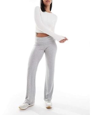 Cotton On Sleep Recovery Roll Waist Pant - White