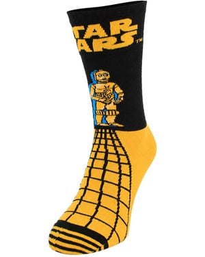 Happy Socks 1-Pack Star Wars C-3Po Cotton - Yellow