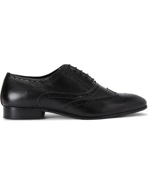 KG by Kurt Geiger Leather Wingtip Brogue Formal Shoes - Black