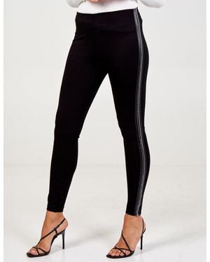 Blue Vanilla Back Zip Fastening Trousers - Black