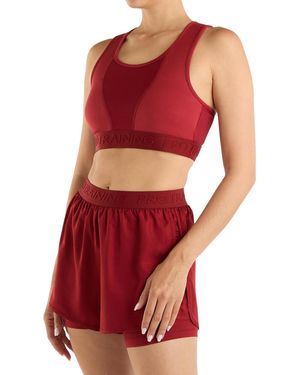 Umbro Ladies Pro Training Sports Bra (Sundried Tomato) - Red