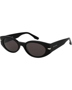 Trussardi Tsw9017 54A01 Zonnebril - Zwart