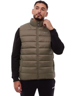 Bench Ersona Padded Puffer Gilet - Brown