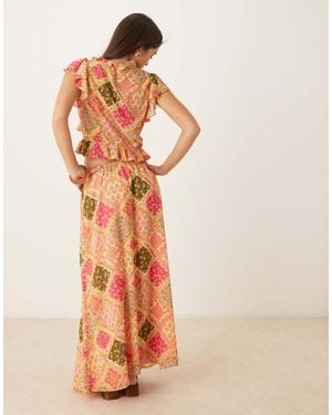 Nobody's Child Marigold Maxi Skirt Co-Ord - Multicolour