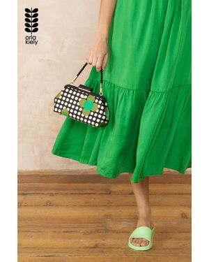 Orla Kiely Jenny D Clutch - Green