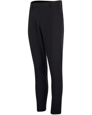 Island Green Tour Stretch Tapered Leg Golf Trousers - Black