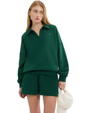 Ellesse Ladies Morcone Sweatshirt (Dark) - Green