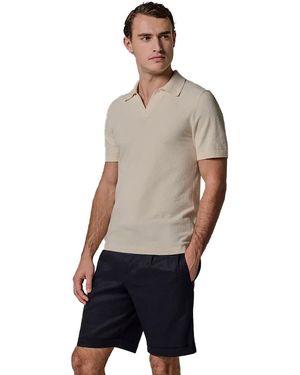 Profuomo Poloshirt V-Hals - Naturel