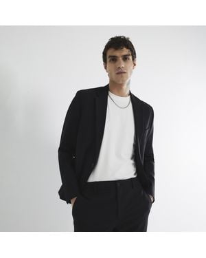 River Island Suit Jacket Comfort Stretch Skinny - Black