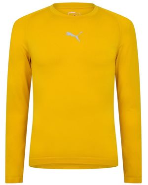 PUMA Roundneck (Vent) Shirt - Yellow
