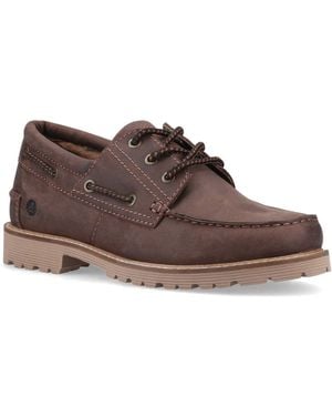 Sperry Top-Sider Houston Leren Bruine Bootsschoenen