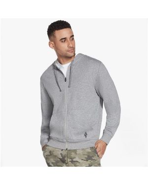Skechers M3Ja181/Ltgy Gowalk Everywhere Fz Zip Through Jacket Light - Grey