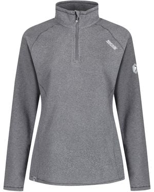 Regatta Great Outdoors /Ladies Montes Half Zip Fleece Top - Grey